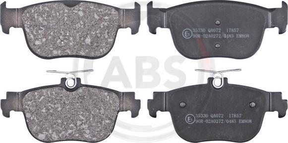 A.B.S. 35330 - Brake Pad Set, disc brake car-mod.net