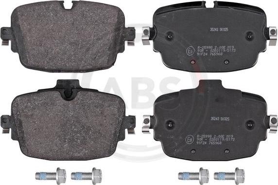A.B.S. 35243 - Brake Pad Set, disc brake car-mod.net