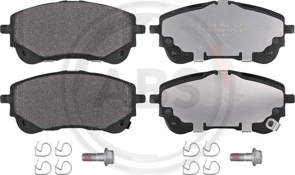 A.B.S. 35284 - Brake Pad Set, disc brake car-mod.net