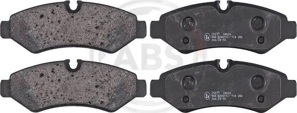 A.B.S. 35277 - Brake Pad Set, disc brake car-mod.net