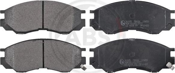 A.B.S. 36925 - Brake Pad Set, disc brake car-mod.net