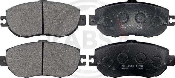 A.B.S. 36920 - Brake Pad Set, disc brake car-mod.net