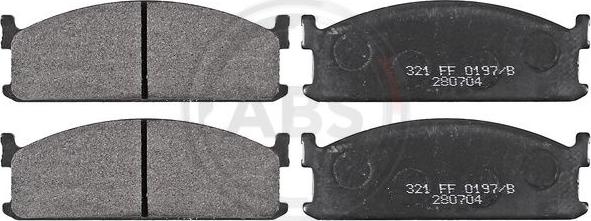 A.B.S. 36593 - Brake Pad Set, disc brake car-mod.net