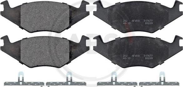 A.B.S. 36539 - Brake Pad Set, disc brake car-mod.net