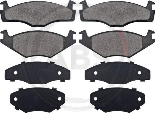 A.B.S. 36536 - Brake Pad Set, disc brake car-mod.net
