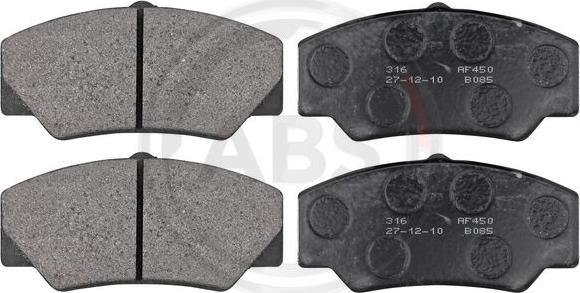 A.B.S. 36578 - Brake Pad Set, disc brake car-mod.net