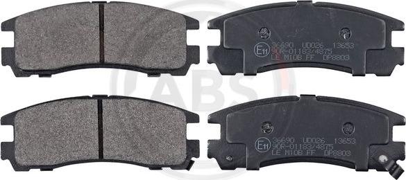 A.B.S. 36690 - Brake Pad Set, disc brake car-mod.net