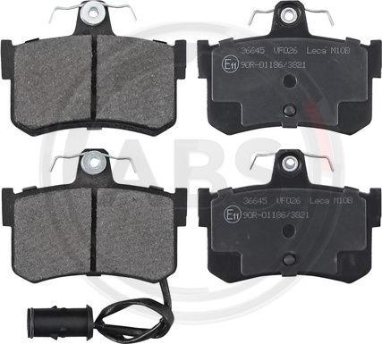 A.B.S. 36645 - Brake Pad Set, disc brake car-mod.net