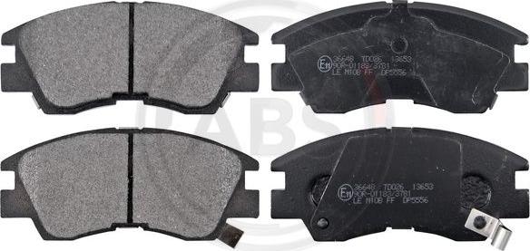 A.B.S. 36648 - Brake Pad Set, disc brake car-mod.net