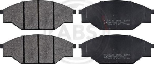 A.B.S. 36603 - Brake Pad Set, disc brake car-mod.net