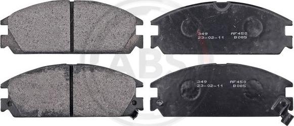 A.B.S. 36615 - Brake Pad Set, disc brake car-mod.net