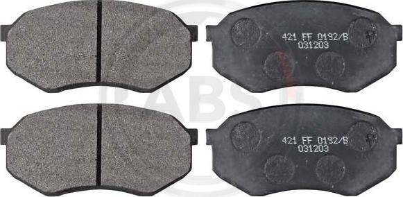 A.B.S. 36680 - Brake Pad Set, disc brake car-mod.net