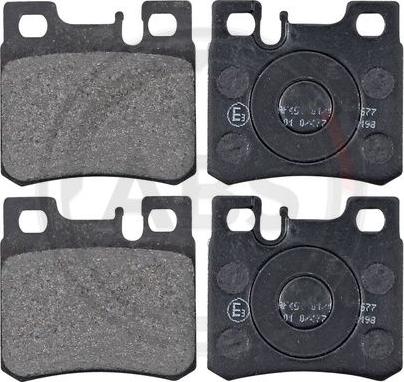 A.B.S. 36687 - Brake Pad Set, disc brake car-mod.net