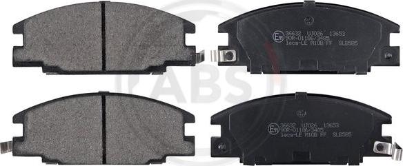A.B.S. 36632 - Brake Pad Set, disc brake car-mod.net