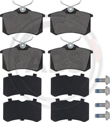 A.B.S. 36623/1 - Brake Pad Set, disc brake car-mod.net