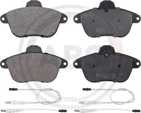 A.B.S. 36670/1 - Brake Pad Set, disc brake car-mod.net