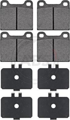 A.B.S. 36009 - Brake Pad Set, disc brake car-mod.net