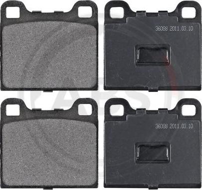 A.B.S. 36088 - Brake Pad Set, disc brake car-mod.net