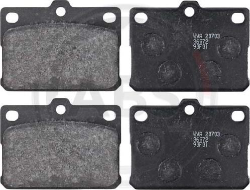 A.B.S. 36072 - Brake Pad Set, disc brake car-mod.net