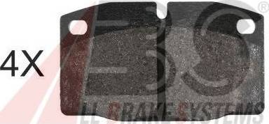 A.B.S. 36145 OE - Brake Pad Set, disc brake car-mod.net