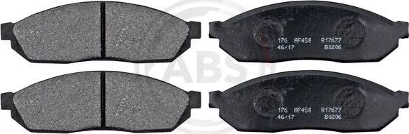 A.B.S. 36156 - Brake Pad Set, disc brake car-mod.net