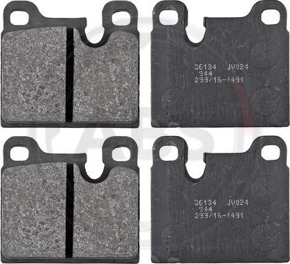 A.B.S. 36134 - Brake Pad Set, disc brake car-mod.net