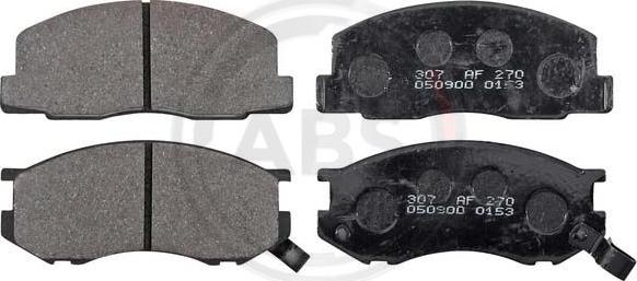 A.B.S. 36175/1 - Brake Pad Set, disc brake car-mod.net