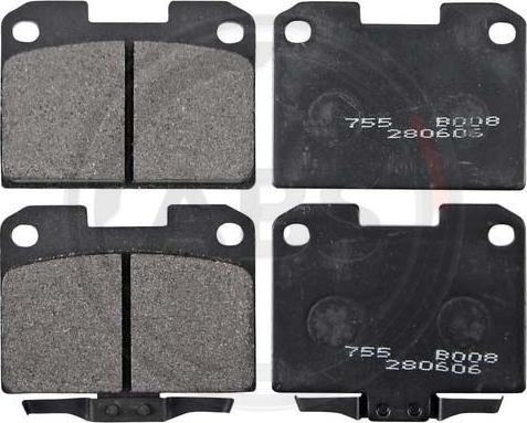 A.B.S. 36890 - Brake Pad Set, disc brake car-mod.net