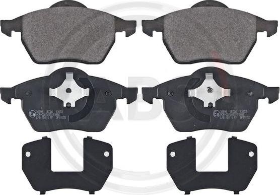 A.B.S. 36898 - Brake Pad Set, disc brake car-mod.net