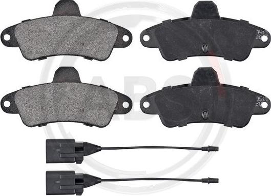 A.B.S. 36845 - Brake Pad Set, disc brake car-mod.net