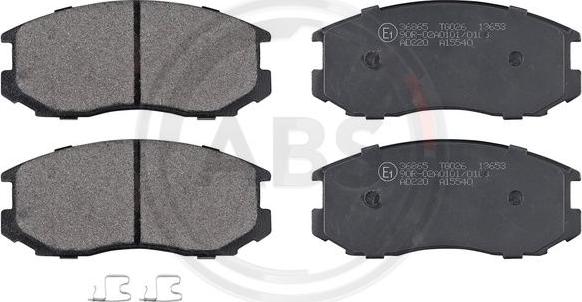 A.B.S. 36865 - Brake Pad Set, disc brake car-mod.net