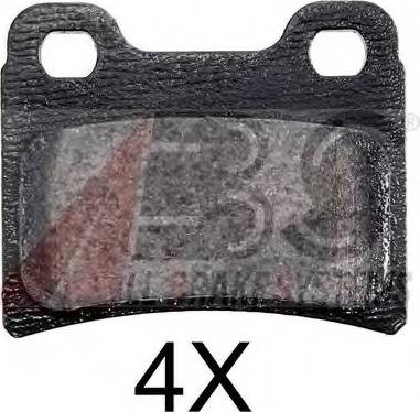 A.B.S. 36814 OE - Brake Pad Set, disc brake car-mod.net
