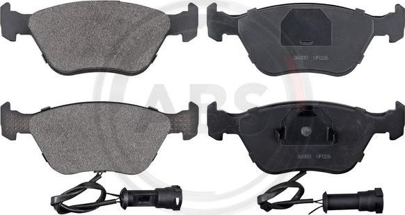 A.B.S. 36880 - Brake Pad Set, disc brake car-mod.net