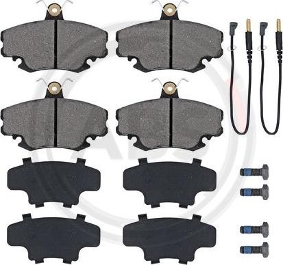 A.B.S. 36881 - Brake Pad Set, disc brake car-mod.net