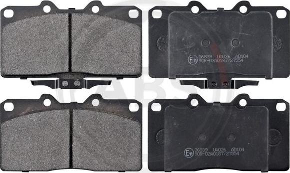 A.B.S. 36839 - Brake Pad Set, disc brake car-mod.net