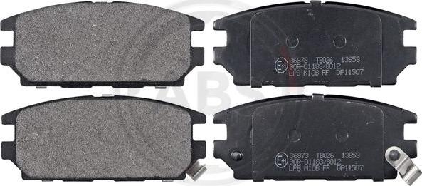 A.B.S. 36873 - Brake Pad Set, disc brake car-mod.net