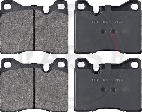 A.B.S. 36386 - Brake Pad Set, disc brake car-mod.net