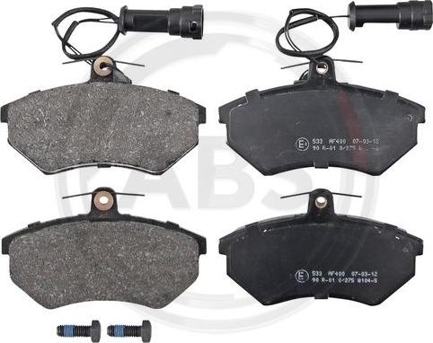 A.B.S. 36791 - Brake Pad Set, disc brake car-mod.net