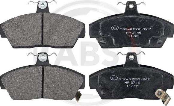 A.B.S. 36747 - Brake Pad Set, disc brake car-mod.net