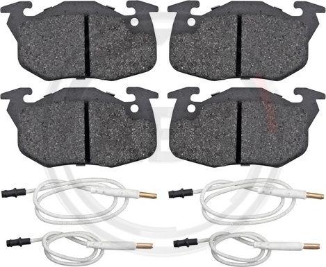 A.B.S. 36766 - Brake Pad Set, disc brake car-mod.net