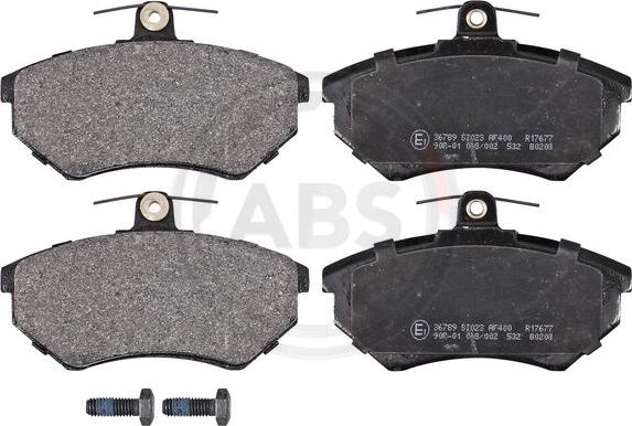 A.B.S. 36789 - Brake Pad Set, disc brake car-mod.net
