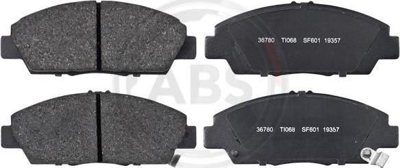 A.B.S. 36780 - Brake Pad Set, disc brake car-mod.net