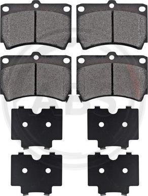 A.B.S. 36726 - Brake Pad Set, disc brake car-mod.net