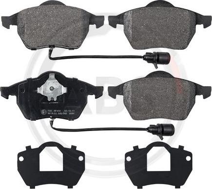 A.B.S. 36773 - Brake Pad Set, disc brake car-mod.net