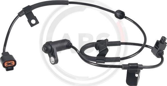 A.B.S. 30968 - ABS sensor, wheel speed car-mod.net