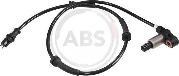 A.B.S. 30407 - ABS sensor, wheel speed car-mod.net