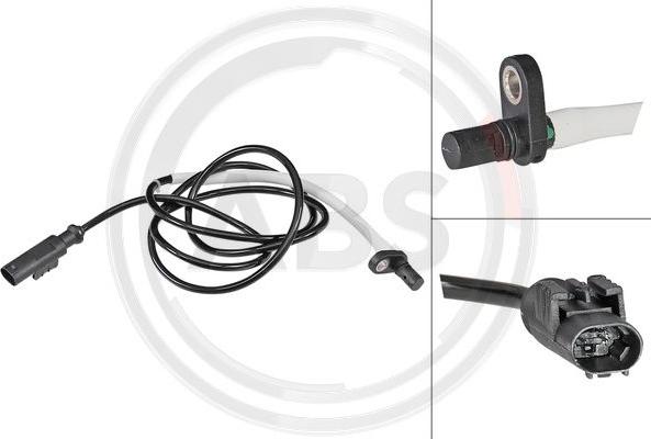 A.B.S. 30191 - ABS sensor, wheel speed car-mod.net