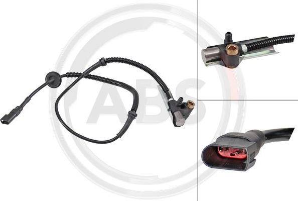 A.B.S. 30102 - ABS sensor, wheel speed car-mod.net