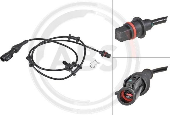 A.B.S. 30210 - ABS sensor, wheel speed car-mod.net