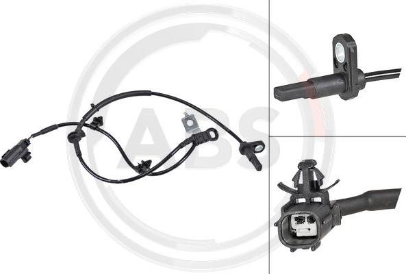 A.B.S. 30235 - ABS sensor, wheel speed car-mod.net